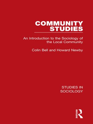 cover image of Community Studies